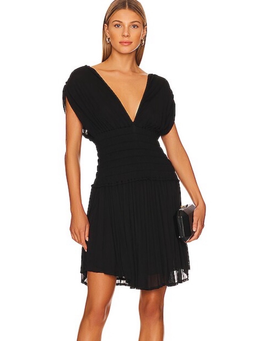 A.L.C. Black Luna Mini Dress